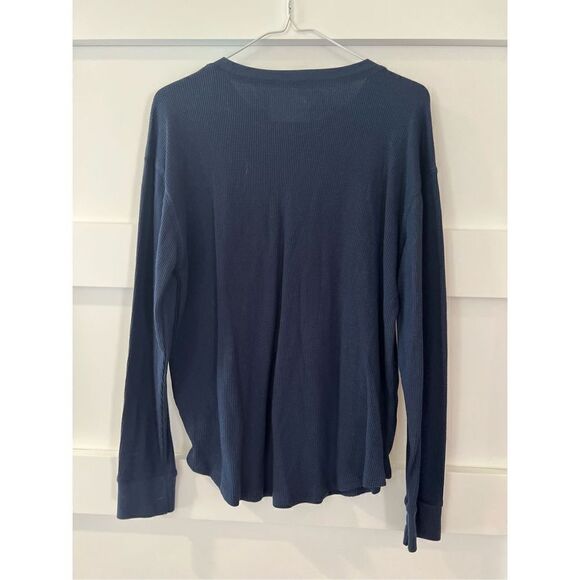 New No Boundaries navy blue long sleeve layering top size xL - Picture 2 of 6
